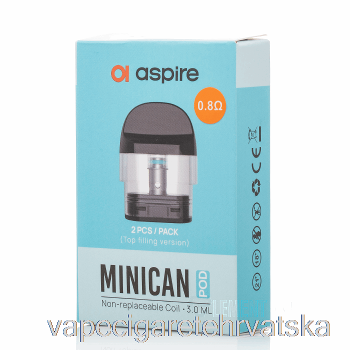 Vape Hrvatska Aspire Minican Replacement Pods 3ml Refillable Minican Pods